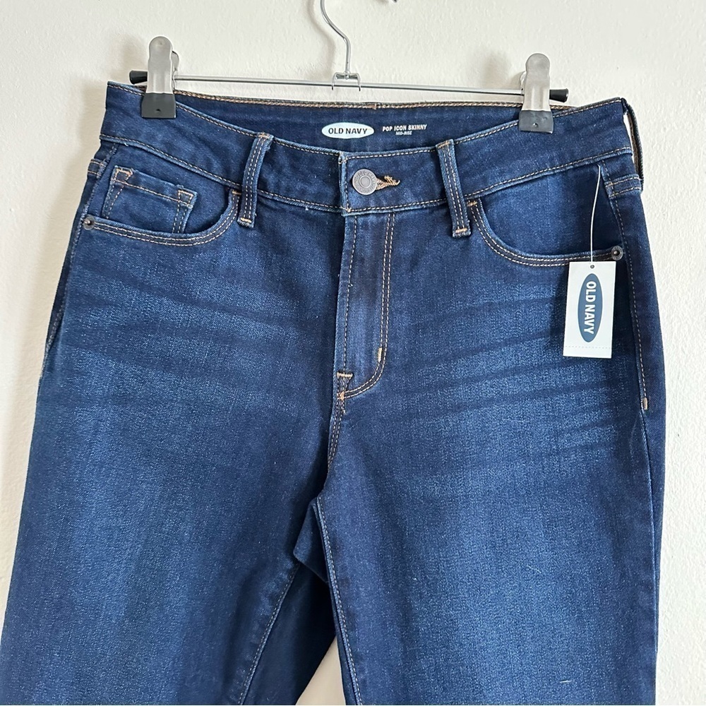 NWT Old Navy Pop Icon Skinny Mid-Rise Size 2 Jeans - Picture 6 of 6